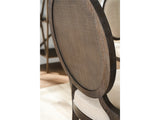 Montclair Silken Fog/Cocoa Oval Side Chair (Set of 2)