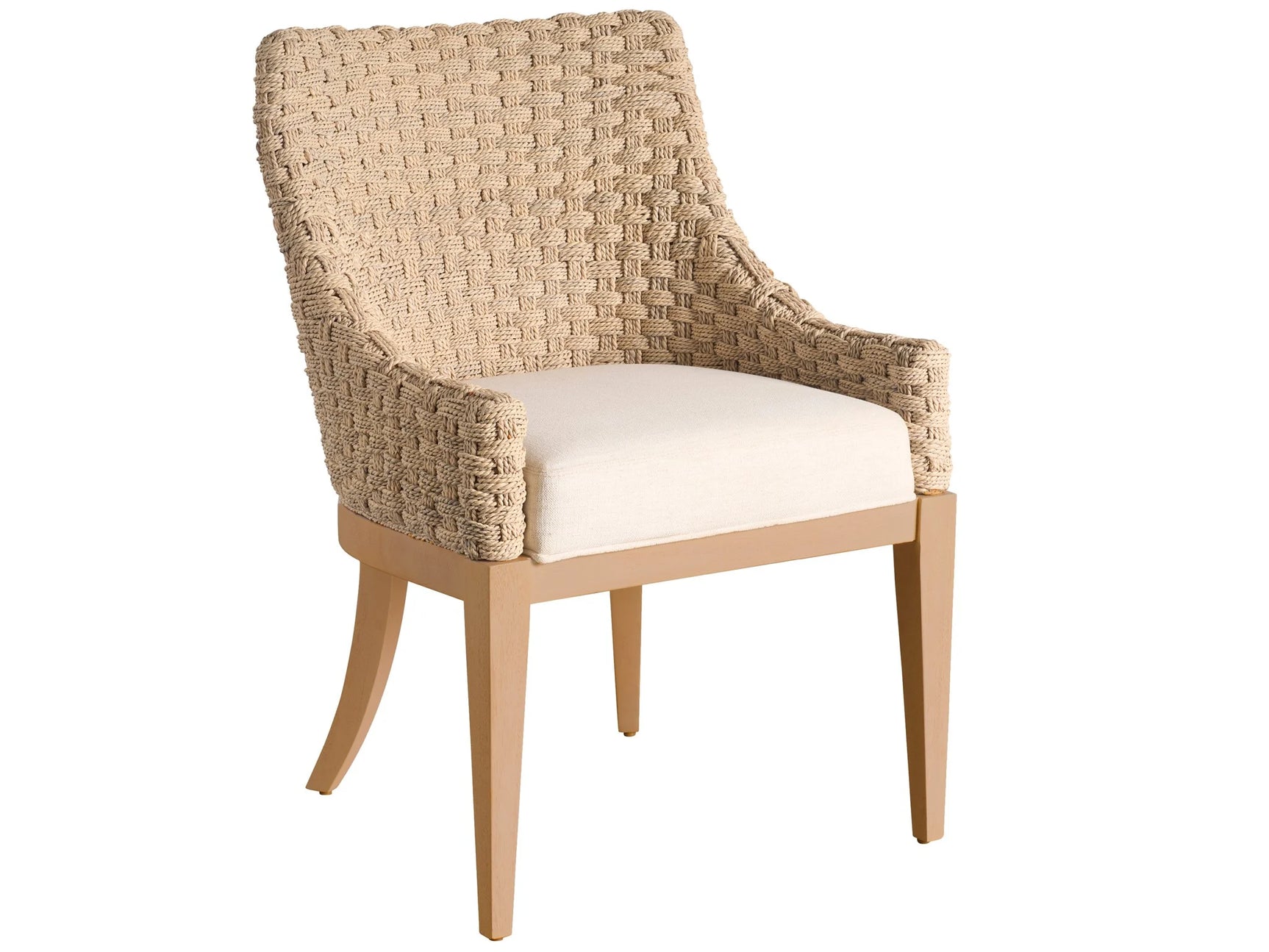 Birchaven Nomad Snow/Brindle/Abaca Woven Chair