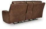 Silverbrooke Canyon Power Reclining Loveseat with Console