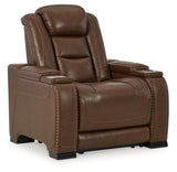 The Man-Den Mahogany Power Recliner - Ornate Home