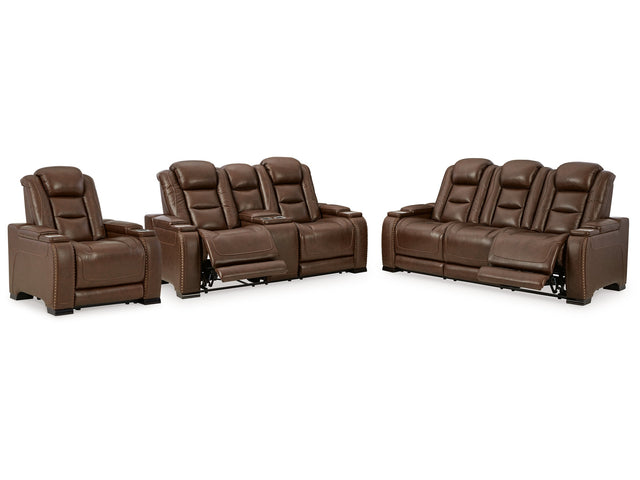 The Man-Den Power Reclining Sofa, Loveseat and Recliner - Ornate Home