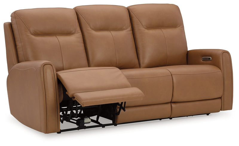 Tryanny Butterscotch Power Reclining Sofa - Ornate Home
