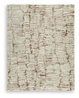Uduak Cream/Tan/Rust Large Rug (Online Special Price) - Ornate Home