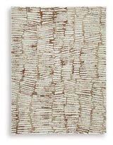 Uduak Cream/Tan/Rust Medium Rug (Online Special Price) - Ornate Home