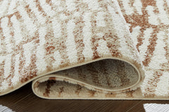 Uduak Cream/Tan/Rust Medium Rug - Ornate Home