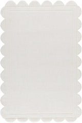 Uhuro White Geometric Area Rug - Ornate Home