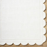 Uhuro White Geometric Area Rug - Ornate Home