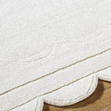 Uhuro White Geometric Area Rug - Ornate Home