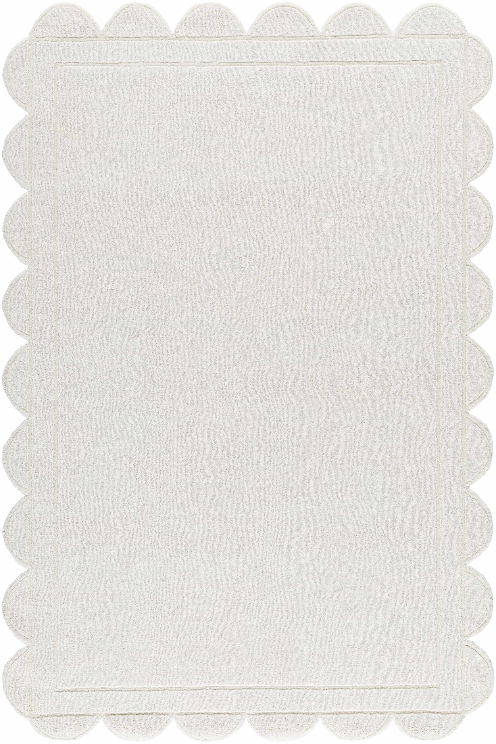 Uhuro White Geometric Area Rug - Ornate Home