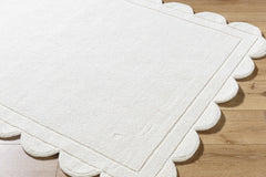 Uhuro White Geometric Area Rug - Ornate Home
