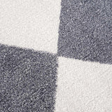 Ulric Navy Blue Diamond Washable Area Rug - Ornate Home