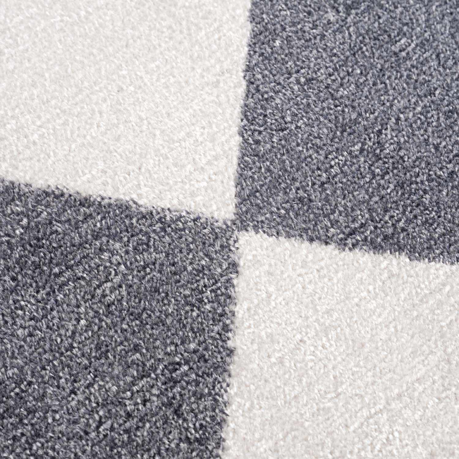 Ulric Navy Blue Diamond Washable Area Rug - Ornate Home