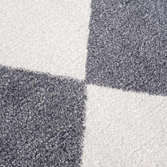 Ulric Navy Blue Diamond Washable Area Rug - Ornate Home