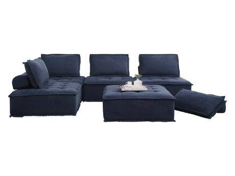 Ulrich Blue 5-Piece Modular Sectional - Ornate Home