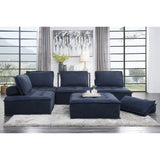 Ulrich Blue 5-Piece Modular Sectional - Ornate Home