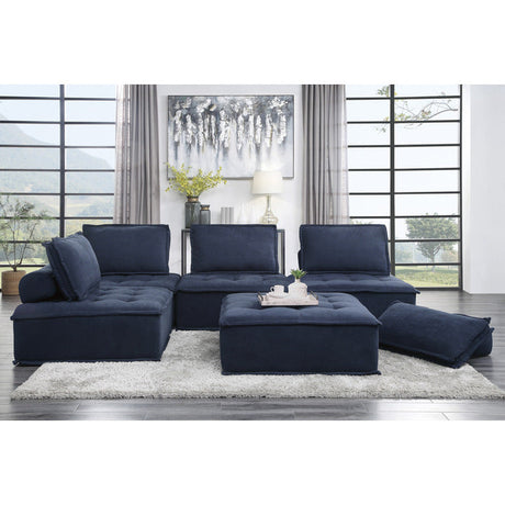 Ulrich Blue 5-Piece Modular Sectional - Ornate Home