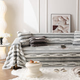 Ultra Soft Faux Fur Couch Cover – Large, Fluffy, and Elegant Sofa Throw Blanket - Ornate Home