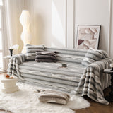 Ultra Soft Faux Fur Couch Cover – Large, Fluffy, and Elegant Sofa Throw Blanket - Ornate Home