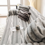 Ultra Soft Faux Fur Couch Cover – Large, Fluffy, and Elegant Sofa Throw Blanket - Ornate Home