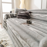Ultra Soft Faux Fur Couch Cover – Large, Fluffy, and Elegant Sofa Throw Blanket - Ornate Home