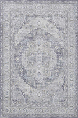 Ulubey Distressed Gray Thick Luxe Area Rug - Ornate Home
