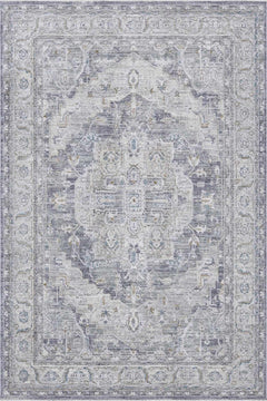 Ulubey Distressed Gray Thick Luxe Area Rug - Ornate Home