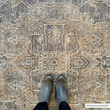 Ulubey Distressed Gray Thick Luxe Area Rug - Ornate Home
