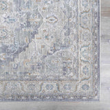 Ulubey Distressed Gray Thick Luxe Area Rug - Ornate Home