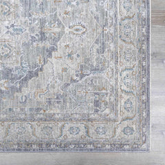 Ulubey Distressed Gray Thick Luxe Area Rug - Ornate Home