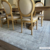 Ulubey Distressed Gray Thick Luxe Area Rug - Ornate Home