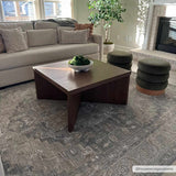 Ulubey Distressed Gray Thick Luxe Area Rug - Ornate Home