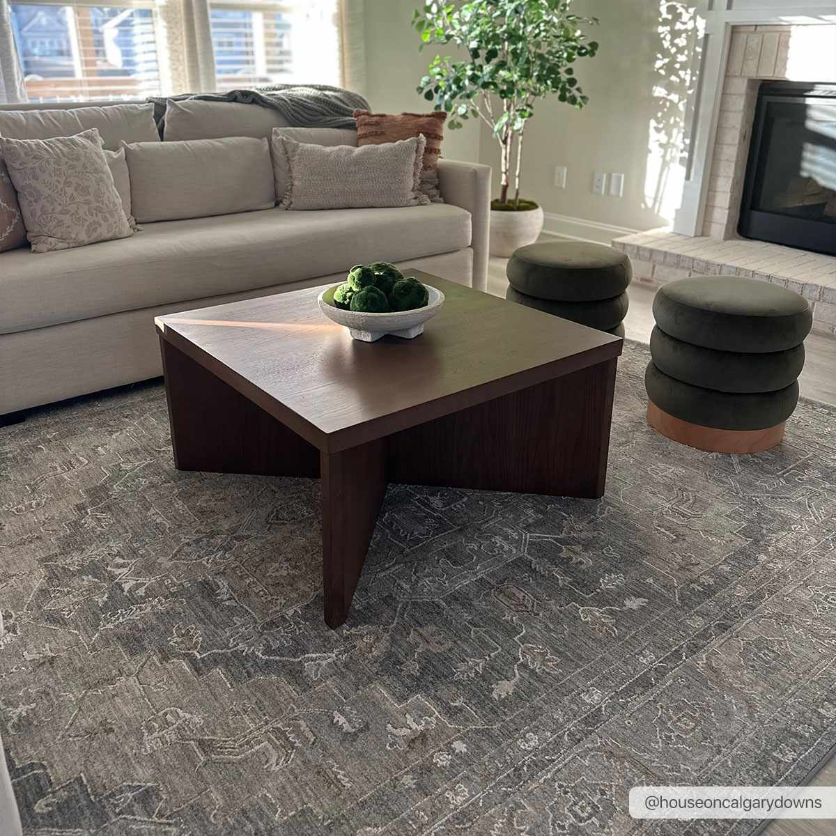 Ulubey Distressed Gray Thick Luxe Area Rug - Ornate Home