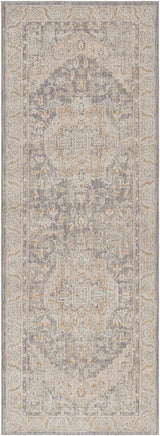 Ulubey Distressed Gray Thick Luxe Area Rug - Ornate Home