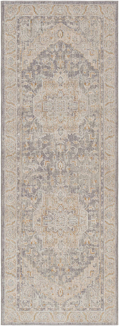 Ulubey Distressed Gray Thick Luxe Area Rug - Ornate Home