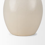 Ulvi Cream Glazed Bubble Ceramic Vase - Ornate Home