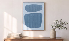 Uma Multi Framed Painting Blue Palette - Ornate Home