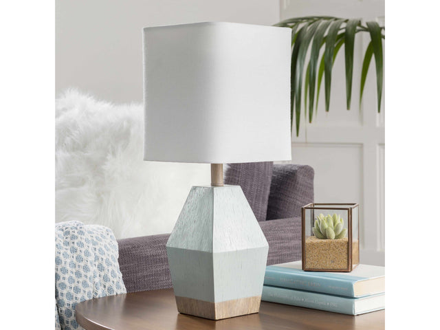 Umaganhan Aqua Ceramic Table Lamp - Ornate Home