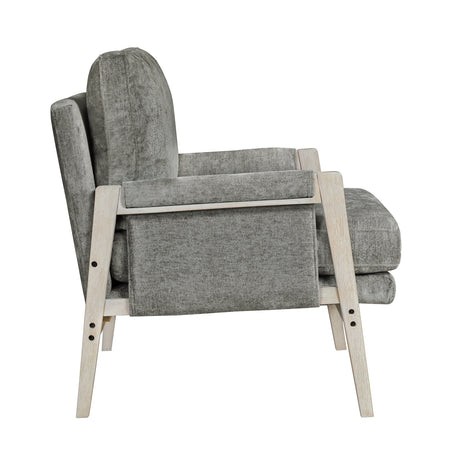 Umar Brownish Gray Accent Chair - Ornate Home