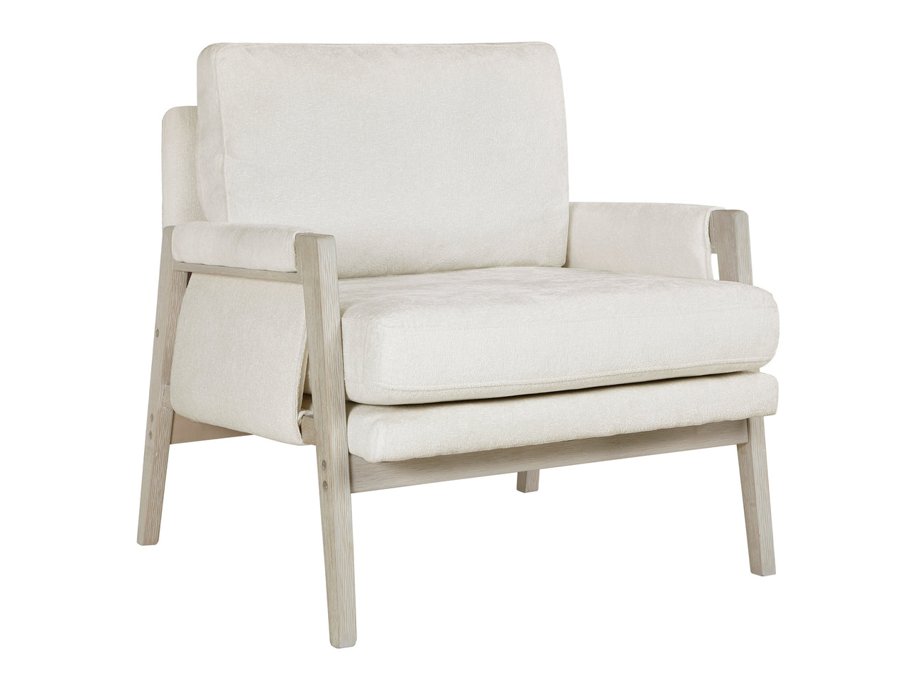 Umar Cream Accent Chair - Ornate Home