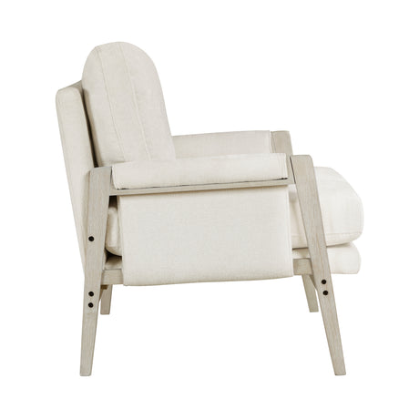 Umar Cream Accent Chair - Ornate Home