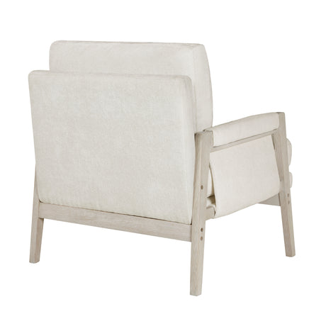 Umar Cream Accent Chair - Ornate Home