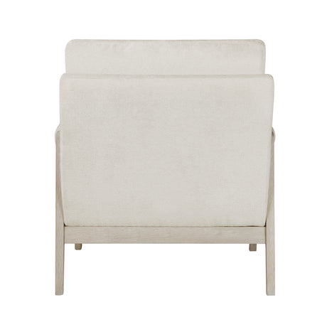 Umar Cream Accent Chair - Ornate Home
