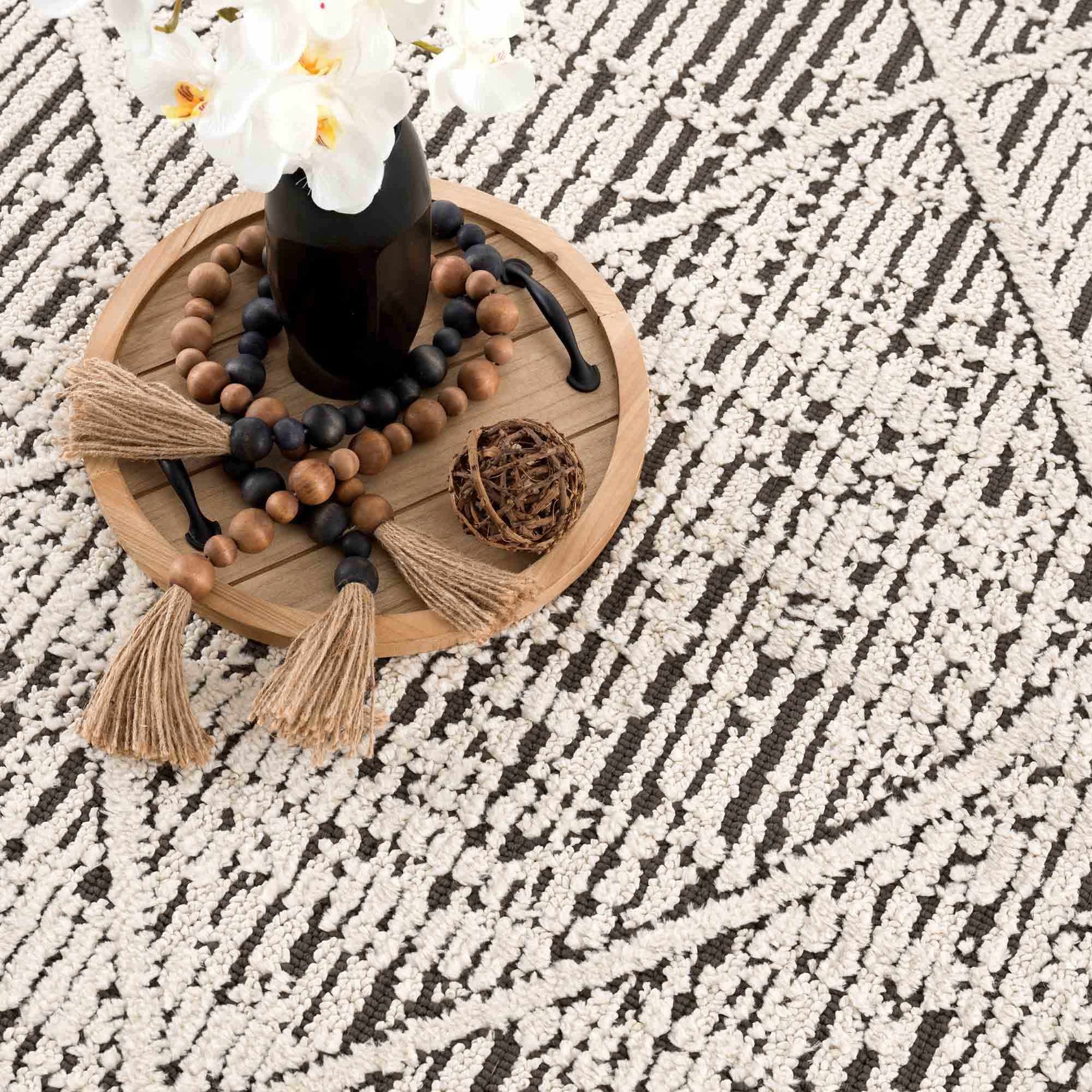 Umay Textured Beige Rug - Clearance - Ornate Home