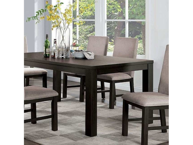 Umbria Antique Black Rectangular Dining Table - Ornate Home