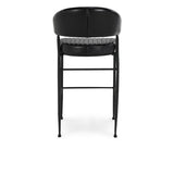 Umbria Black Bar Stool - Ornate Home