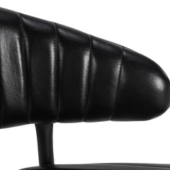 Umbria Black Bar Stool - Ornate Home