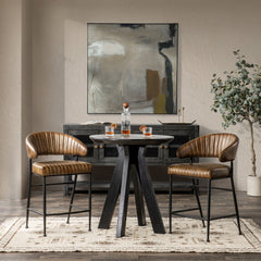 Umbria Tuscany Chestnut Counter Stool - Ornate Home