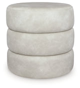 Ummi Bone Swivel Accent Ottoman (Online Special Price) - Ornate Home