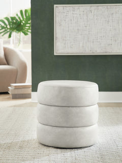 Ummi Bone Swivel Accent Ottoman - Ornate Home