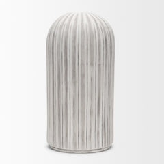Ummi Off-White/Gray Tall Ceramic Vase